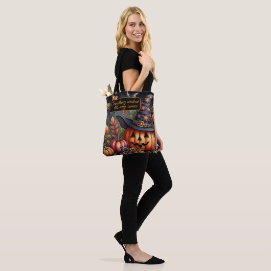 Iets kwaads op deze manier komt Spooktacular Jack Tote Bag (Op model)
