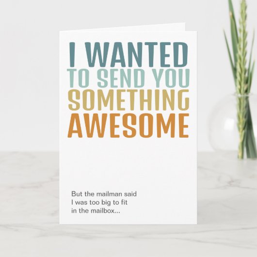 Iets leuks sturen kaart (Voorkant)