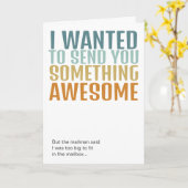 Iets leuks sturen kaart (Gele Bloem)