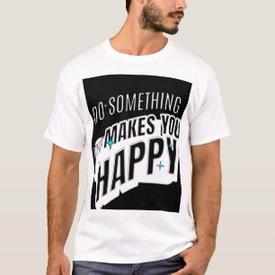 Iets maakt gelukkig t-shirt