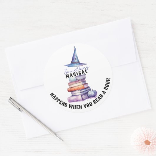 Iets magisch boek Sticker (Envelop)