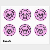 Iets meer inspanning ronde sticker (Vel)