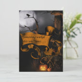 Iets met een gebroken Halloween Kaart (Staand voorkant)