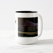 Iets met een scheerkop tweekleurige koffiemok (Voorkant rechts)