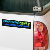 Iets met geeky bumper sticker (Op Truck)