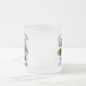 Iets met Scuba vissen Matglas Koffiemok (Center)