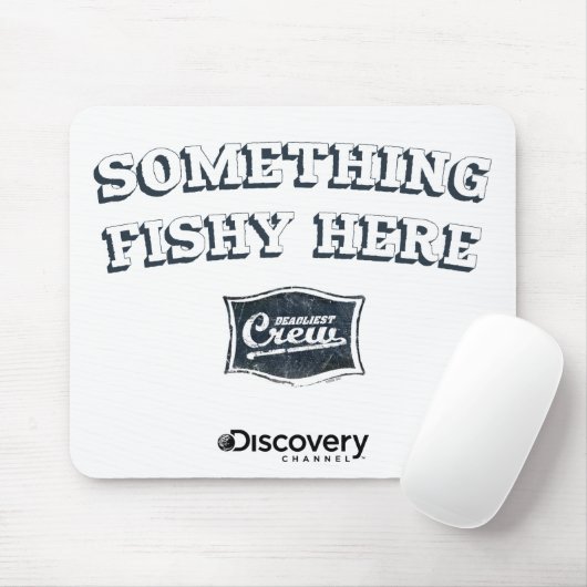 Iets met vissen hier Mousepad Muismat (Met muis)
