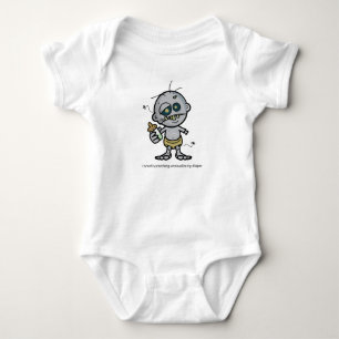 Iets niet dood in mijn luier Baby Creeper Romper