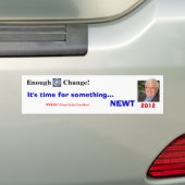 Iets nieuws bumpersticker (Op auto)