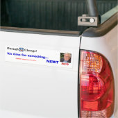 Iets nieuws bumpersticker (Op Truck)