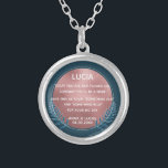 Iets Old and Blue Bridesmaid roos gold royal Zilver Vergulden Ketting<br><div class="desc">Iets Oud en Blauw Bridesmaid Gift. U bent welkom om mijn winkel te bezoeken voor mooiere producten.</div>