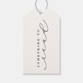 Iets om kerstmis te lezen/kerstcadeau-Label Cadeaulabel (Voorkant)