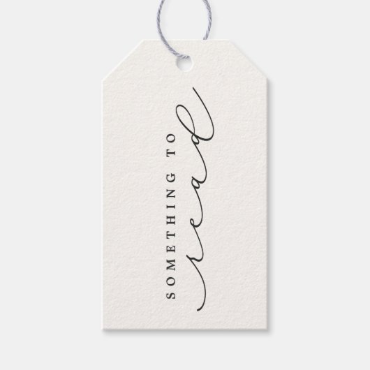 Iets om kerstmis te lezen/kerstcadeau-Label Cadeaulabel (Voorkant)