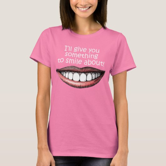 Iets om over te lachen t-shirt (Voorkant)