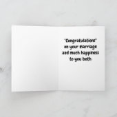 IETS OM TE * MOO OVER * UW TROUWDAG KAART (Binnen)