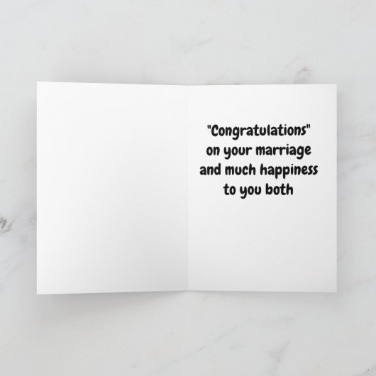 IETS OM TE * MOO OVER * UW TROUWDAG KAART (Binnen)