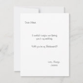 Iets Oud | Bridesmaid Kaart (Achterkant)