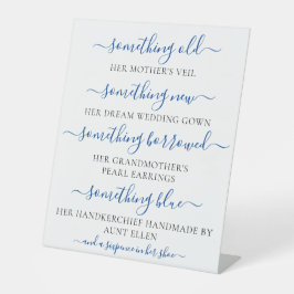 Iets Oud iets nieuws, Vrijgezellenfeest Reclamebord Met Voetstuk