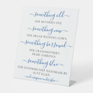 Iets Oud iets nieuws, Vrijgezellenfeest Reclamebord Met Voetstuk