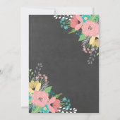 Iets Oud & Nieuw Ik doe Chalkboard Vrijgezellenfee Kaart (Achterkant)