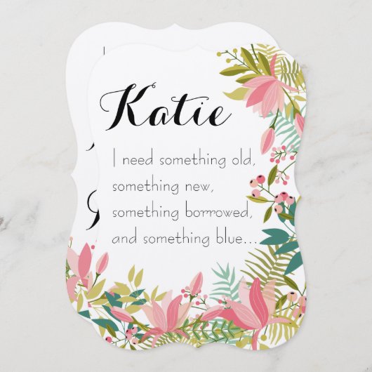 Iets Oud | Uitnodiging tot weddenschap met een Bri (Voorkant / Achterkant)