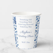 Iets Oude New Borrowly Vrijgezellenfeest Papieren Bekers (Voorkant)