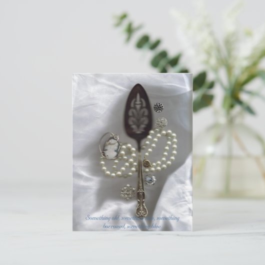 Iets ouds, iets nieuws,… briefkaart (Staand voorkant)