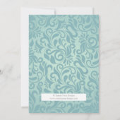 Iets ouds nieuw geleend & blauw Vrijgezellenfeest Kaart (Achterkant)