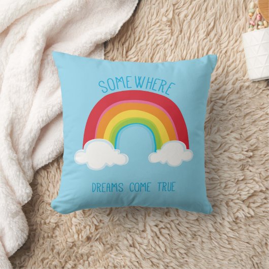 IETS OVER DE BREEDBARE heldere kleuren Kussen (Deken)