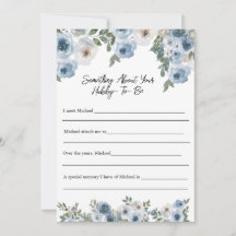 Iets over Hubby Vrijgezellenfeest Game Kaart