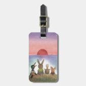 Iets rood bagagelabel (Voorkant verticaal)