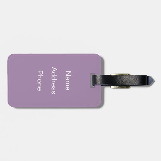 Iets rood bagagelabel (Achterkant horizontaal)