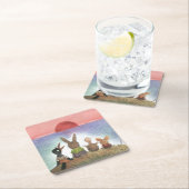 Iets rood kartonnen onderzetters (Insitu)