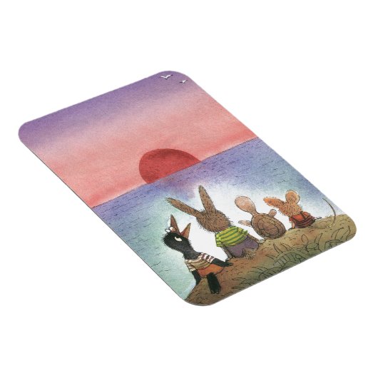 Iets rood magneet (Rechterzijde)