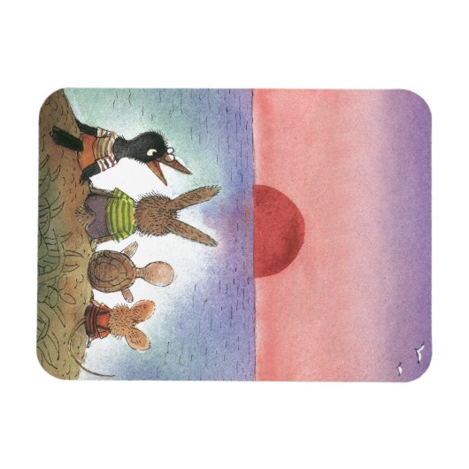 Iets rood magneet (Horizontaal)