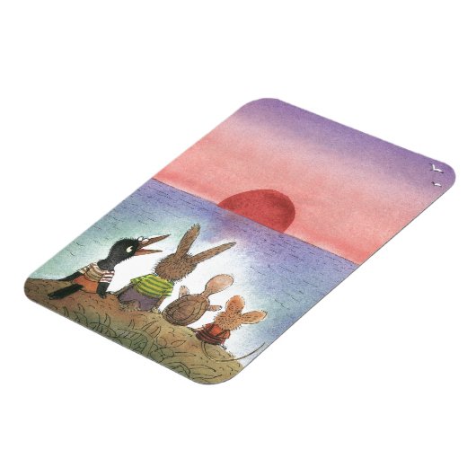 Iets rood magneet (Linkerzijde)