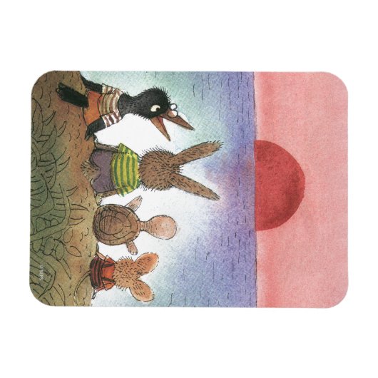 Iets rood magneet (Horizontaal)