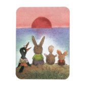 Iets rood magneet (Verticaal)