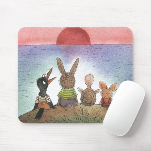 Iets rood muismat (Met muis)