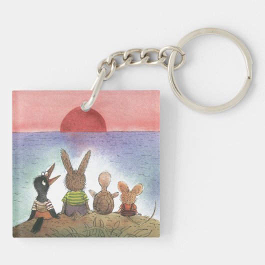 Iets rood sleutelhanger (Achterkant)