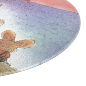 Iets rood snijplank (Hoek)