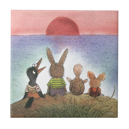 Iets rood tegeltje (Voorkant)