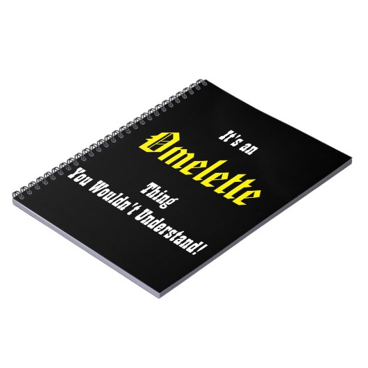 Iets Rotten Omelet Journal Notitieboek (Linkerzijde)