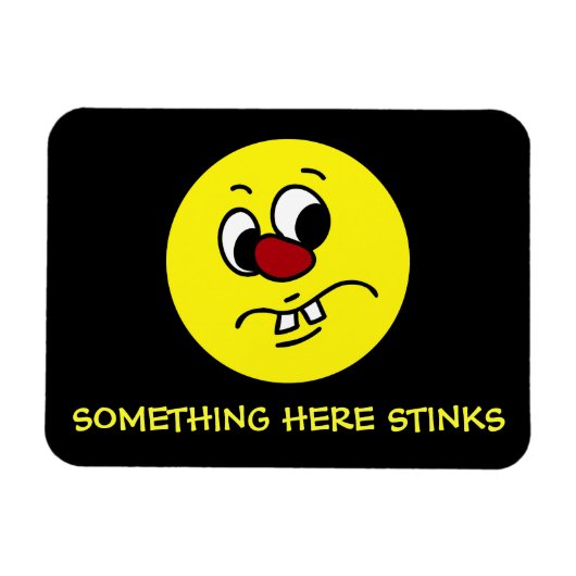Iets Stinky Face Grumpy Magneet (Horizontaal)