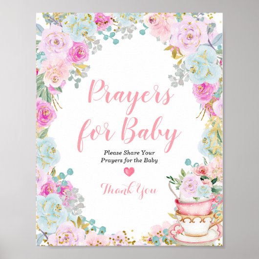 Iets Sweet is gebeden brouwen voor Baby Poster (Voorkant)