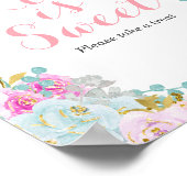 Iets Sweet is het Breken van Tea Party Love is Swe Poster (Hoek)