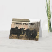 **IETS TE MAKEN MET MOO OVER** VRIEND'S BIRTHDAY K KAART (Voorkant)