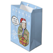 Iets van Kevin Xmas Bag Medium Cadeauzakje (Achterkant Gekanteld)