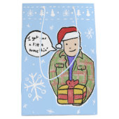 Iets van Kevin Xmas Bag Medium Cadeauzakje (Voorkant)