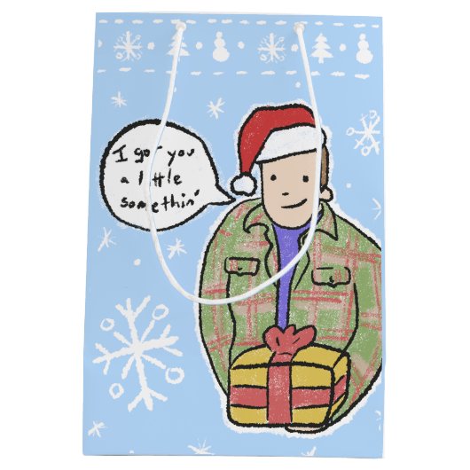 Iets van Kevin Xmas Bag Medium Cadeauzakje (Achterkant)